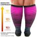 Diu Life XXL Compression Socks for Wide Calf - 3 Pairs Knee High Stockings for Women & Men - Plus Size for Nurses, Sports, and Fitness - Buy Online on GoSupps.com