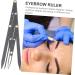 FOMIYES Eyebrow Scale Mini Tools Metal Eyebrow Ruler Ratio Eyebrow Measurement Tool Eyebrow Shape Set Miss - Buy Online on GoSupps.com