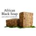 Organic Raw African Black Soap - 100% Vegetable Chemical-Free & Cruelty-Free | Fight Skin Conditions | Nature's Beauty Secret from Ghana - Buy Online on GoSupps.com