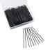 U Shaped Hair Pins Pins Bun Hair Pins,Wedding Bridal Black Hair Pins (Black-120Pcs)