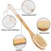 Jayzuum Set of 2 Back Brushes - Long Handle Dry Bath Brush for Peeling & Massage | International Shipping Available - Buy Online on GoSupps.com