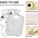 NAANLE 2L Hot Water Bottle with Dandelion Cover - Pain Relief for Menstrual Cramps & Heat Therapy - Buy Online on GoSupps.com