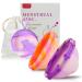 2 pieces of menstrual disc menstrual disc with periods of the size M+L reusable menstrual cup made of 100% medical silicone for active women sport swimming and intimacy