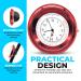Nurse Stethoscope Watch | Lightweight Metal Frame | Attaches to Stethoscope | Perfect for Medical Professionals | Red - Buy Online on GoSupps.com
