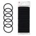 The Chic Way 40 Pcs Strong Hair Bobbles Elastic Hair Bands Black Hair Ties 4mm