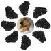 AMCAMI 8 Pack Big Hair Claw Clips for Women Large Claw Clip for Thin Thick Curly Hair 90's Strong Hold 3.7 Inch Nonslip Black Matte Hair Clips for Women Hair Accessories for Women Girls