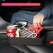 Qirc Car Seat Gap Filler Organizer with Cup Holder - Beige | Multi-function Console Side Pocket & Storage Box for Cellphones, Wallets | Upgraded Organizer for Front Seats - 1pc - Buy Online on GoSupps.com