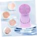 Didiseaon 1pc Facial Cleanser Face Cleansing Brush Cleanser Brush Waterproof Face Brush Deep Cleansing Face Brush Face Cleaning Tool Charging Mode Exfoliating Brush Silica Gel Purple - Buy Online on GoSupps.com