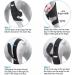 BESUFY Dog Thigh Protector Reduce Pain Inflammation Pet Knee Brace High Strength Pet Accessories Black L L Black - Buy Online on GoSupps.com