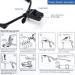 Q-COOL Magnifier Glasses with LED Light for Lash Extensions - 3 Lens Magnifier Spectacles (1.5x, 2.5x, 3.5x) - Buy Online on GoSupps.com