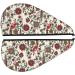 Hair Towel Wrap - Quick-Drying Turban with Button | Dark Enchanted Flowers & Birds Design - Buy Online on GoSupps.com