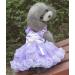 Luxury Dog Dress - Puppy Skirt Princess Clothes Evening Tutu & Floral Bowknot for Small Dogs - Purple Rose Pet Fashion - Buy Online on GoSupps.com