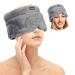 Maginno Microwave Heating Pad for Tension Headache Migraine Relief Thermax Head Hat for Face Sinus Pressure Relief Hot & Cold Therapy with Lavender Aroma 100% Herbal Pack Mask for Puffy Eyes For Head