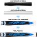 KINGRASP Lightweight Golf Putter Grip 3.0 - Advanced Texture Control, High Feedback | Black White Oversized Design - Buy Online on GoSupps.com