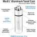 2 Pack Aluminum Waterproof Ear Plugs Holder Keychain Carrying Case - Silver - Buy Online on GoSupps.com