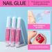 Teenitor 100pcs Clear Press on False Toenail Kit with Glue, Cuticle Pusher & File - Full Cover Fake Toenails for Salon - Buy Online on GoSupps.com