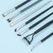 7Pcs Fan-Shaped Eyelash Brush Set | Eyebrow Comb & Mascara Applicator | Double-Head Brow Brushes for Flawless Eye Makeup - Buy Online on GoSupps.com