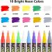 ZODDLE Liquid Chalk Markers - 1mm Extra Fine Tip, 10 Vibrant Colors - Erasable Marker Pen for Blackboards, Chalkboard, Glass, Window, Label - Liquid Chalk-10 - Buy Online on GoSupps.com