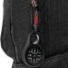 Keychain Survival Compass Portable Hiking Compass with Carabiner Mini Navigation Compass for Outdoor Travelling Camping Hunting Mountaineering Black - Buy Online on GoSupps.com