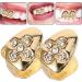Didiseaon 2pcs Gold Decor Grills Grill Teeth Hip-hop Supplies Props Clothing Men and Women The Cross - Buy Online on GoSupps.com