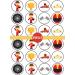 PRECUT Car Racing Edible Cupcake Toppers - Race Cars Theme #2 Premium Thickness SWEETENED VANILLA - wafer card disc cake decorations (Pack of 24) - Buy Online on GoSupps.com