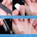 250pcs XXL Clear Acrylic C Curve Nail Tips - Straight Square False Nails with Case | 10 Sizes Extra Long Half Cover Fake Nails - Buy Online on GoSupps.com