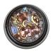FEIlei Clear Crystal Nail Rhinestones 3D Nail Gems Nail Diamonds Metal Nail Studs