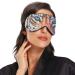 Haskirky Light Blocking Eye Mask for Men and Women - Breathable & Adjustable for Travel, Yoga, Meditation - Hand Drawn Blue Pattern for Deep Sleep Comfort - Buy Online on GoSupps.com