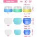 Selizo Travel Bottles Containers Set with TSA Approved Toiletry Case - Silicone and Plastic Cream Jars for Toiletries, Cosmetics, Makeup, Body Lotion, Shampoo - Buy Online on GoSupps.com