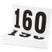 Race & Competition Number Bibs, (101-200)  Stack of 100 Large Durable Cardstock Numbers for 5K, Marathon & Triathlon Running Supply, Auditions, Tryouts & Athletic Sporting Events (Pins Not Included)