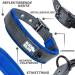 Black Rhino Comfort Collar - Super Soft Neoprene Dog Collar for All Breeds | Adjustable Reflective & Weatherproof | Medium Sports Blue/Gray - Buy Online on GoSupps.com