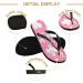 Mnsruu X-Large Unicorn Flip-Flops - Horse & Rainbow Cloud - Perfect for Home Hotel Spa & Travel - Men & Women - Buy Online on GoSupps.com