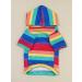 QWINEE Rainbow Colorful Dog Hoodie Sweatshirt for Small Dogs - Multicolor Medium - Buy Online on GoSupps.com