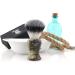 Haryali London Synthetic Shaving Brush | Elegant Design Buffalo Horn Imitation Handle - Premium Razor Brush for Men - Buy Online on GoSupps.com