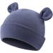 XIAOHAWANG Newborn Hospital Hat with Bear Ears for Preemie Boys and Girls | 100% Cotton Infant Baby Beanie | 0-6 Months, 6-12 Months | Color-A - Buy Online on GoSupps.com