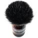 Edwin Jagger Classic Black Synthetic Fibre Shaving Brush - Eco-Friendly Vegan Exfoliating Brush for Men and Women - Buy Online on GoSupps.com