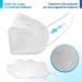Virshields FFP2 Face Mask - 5 Layers PFE 94% VFE 99.99% - EN 149:2001 Made in EU Bulk Options Available - White (50 Pack) - Buy Online on GoSupps.com