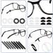 Buy Wllhyf 14 Pairs Silicone Anti-Slip Glasses Ear Lips & Nasal Pads Set - Comfort & Safety for Glasses Sunglasses & Reading Glasses - Buy Online on GoSupps.com