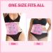 Buy SUNAI 2 Pcs Organic Castor Oil Pack Wraps for Waist & Neck - Reusable Detox for Liver Pink Cotton - Buy Online on GoSupps.com