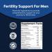 Prenatal Multivitamin Male Fertility Supplement with L-Arginine, D-Aspartic Acid, and Maca Root - Enhance Motility, Volume, Potency, and Fertility Support for Men - Buy Online on GoSupps.com