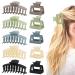 10 PCS Large Hair Clips  Strong Hold Matte Hair Clips  Square Claw Clips for Thick Thin Hair  Banana Hair Clips for Women Girls  Big Jaw Claw Hair Clips for Long Curly Hair  Hair Accessories for All Hairstyles  Light Col...