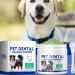 Dog Teeth Cleaning Powder - 80g Gentle Green Powder Dog Stain Remover | Dog Breath Freshener Teeth Care Products Safe Plaqueoff Powder for All Dog Types - Buy Online on GoSupps.com