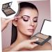 VICASKY Poudre Illuminatrice Double Teinte 1 Palette Compacte Visage Contour Correcteur Naturel pour Maquillage Professionnel Mariage F tes - Buy Online on GoSupps.com