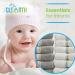 ACLEARTH White Bamboo Wash Cloths (6 pc) | Soft Face Wash Cloth Set for Sensitive Skin | Makeup Removal | 25 x 25cm | Ideal for Adults, Babies, and Kids - Buy Online on GoSupps.com