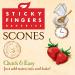 Sticky Fingers Strawberry Scone Mix 16oz - Delicious and Easy to Make - Buy Online on GoSupps.com