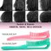 2Pack BESTOOL Detangling Brush for Black Natural Hair - Fast & Easy Detangler for Curly Hair - Gentle Wet/Dry Detangling - Green/Pink - Buy Online on GoSupps.com