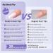 Bartbox Ballerina Press-On Nails | Short Full-Cover Gel Nail Tips | Pre-Designed White Artificial Fingernails for Nail Extensions - Buy Online on GoSupps.com