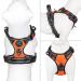 Phoepet Orange Dog Harness for Small Dogs - Adjustable Reflective Vest with Front Clip Handle & 2 Metal Rings | Easy On/Off (Size L) - Buy Online on GoSupps.com