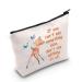 LEVLO Funny Bambi Cosmetic Bag Bambi Lover Gift If You Can't Say Something Nice Don't Say Nothing At All Bambi Makeup Zipper Bag