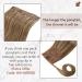 Runatur Real Hair Braid Extensions - 30cm Golden Blonde Ponytail Smooth 12-Inch #10P16 70g - International Shipping - Buy Online on GoSupps.com